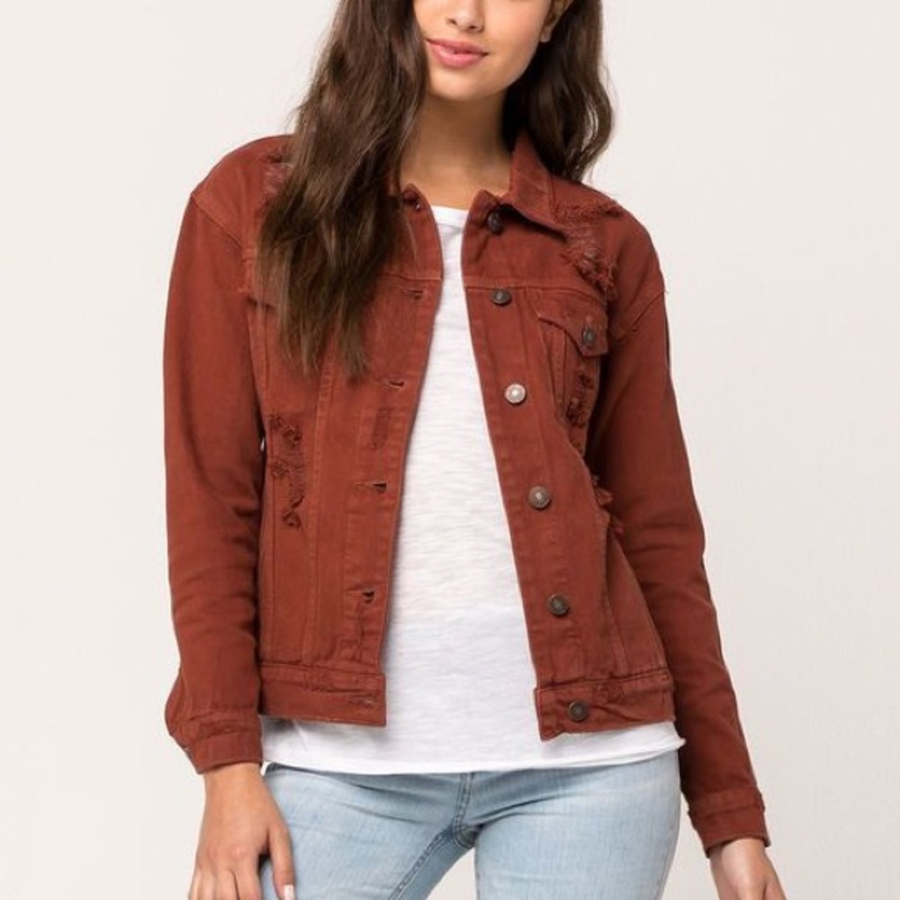 sky and sparrow destructed jacket size L